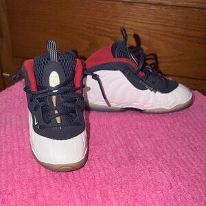 Nike Kids Sneakers - Black, Red, and White